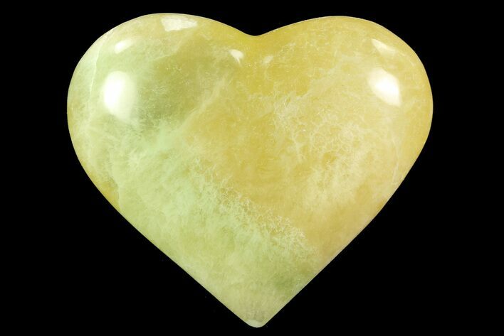 Polished Fluorite Heart - Argentina #84183